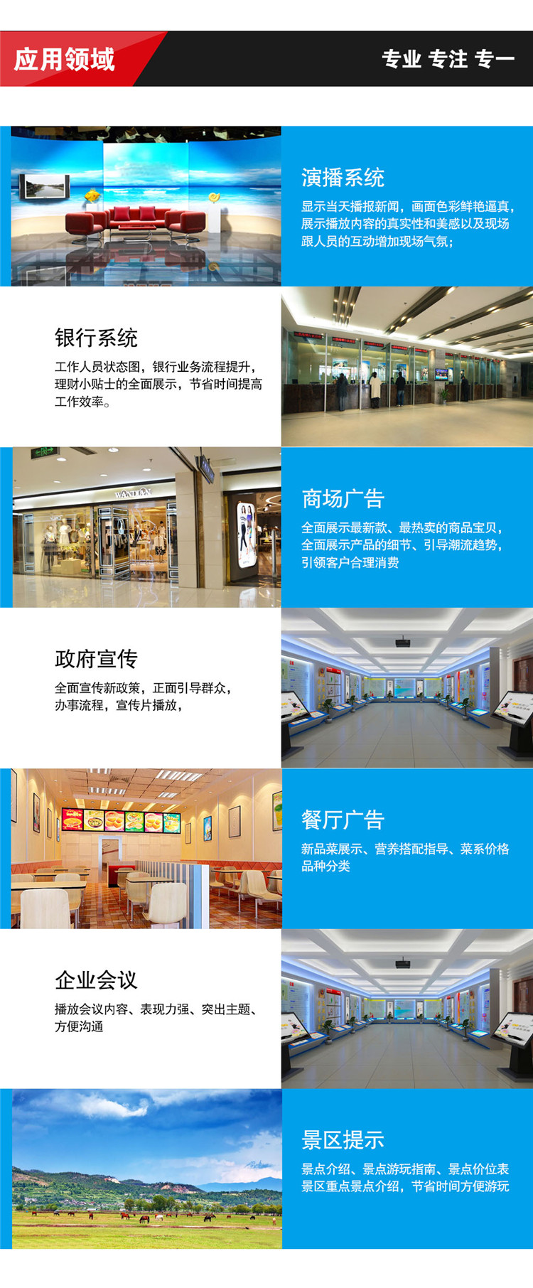 监视器应用领域