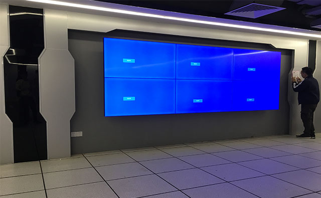 雅迅达LCD液晶拼接屏案例