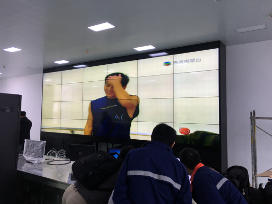 雅迅达液晶拼接屏案例