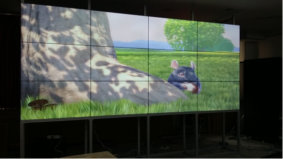 雅迅达液晶拼接墙案例