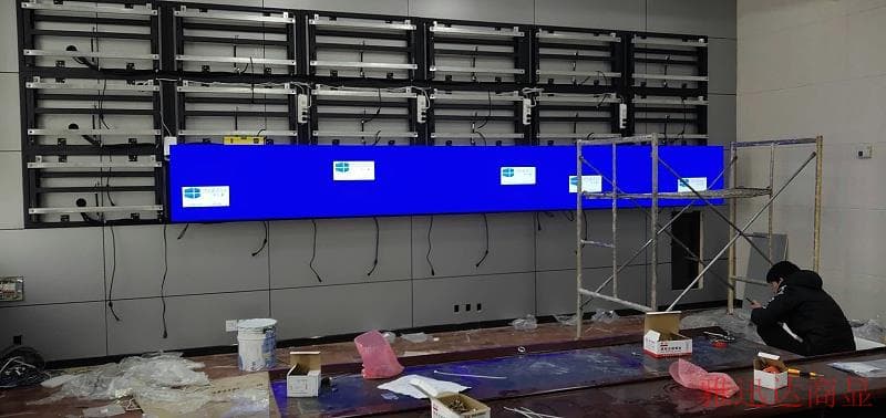 液晶拼接屏支架安装图 液晶拼接屏支架安装图