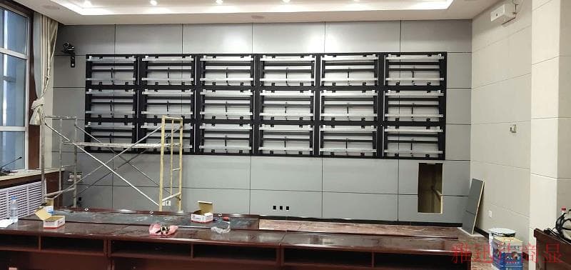 液晶拼接屏支架安装图