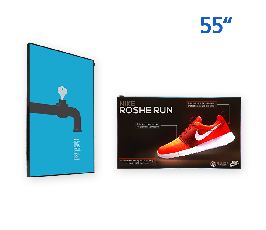 55寸橱窗高亮广告机