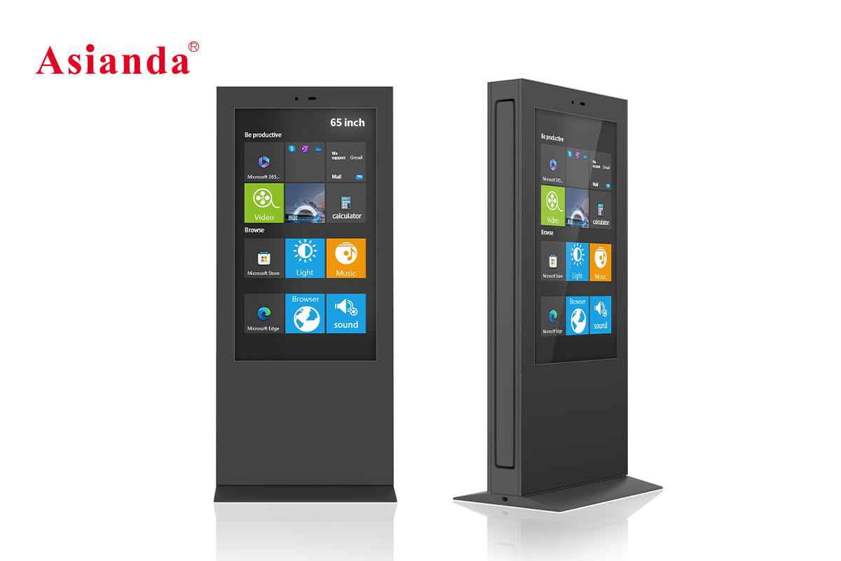 65寸双面立式广告机