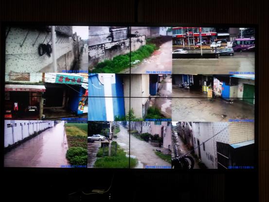 55寸液晶拼接屏实时画面