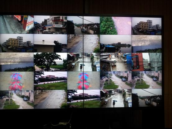 55寸液晶拼接屏项目实况图